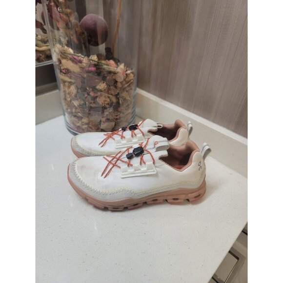 On Cloud Cloudaway White Peach Running Athletic Shoes Women’s Size 8 - Picture 2 of 6